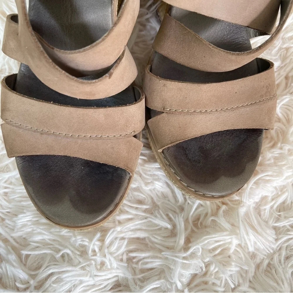 TIMBERLAND Danforth Earthkeepers With Anti-fatigue platform Sandals Shoes Sz 5.5